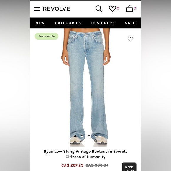 Citizens of Humanity - Ryan Low Slung Vintage Bootcut - Picture 1 of 6